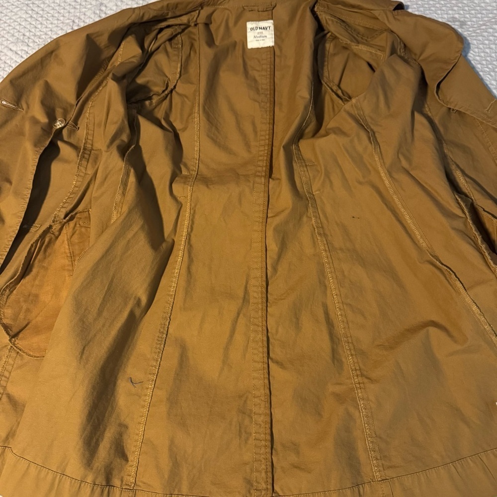 Old Navy Women's Brown Trench Coat | Excellent Used Condition - Picture 8 of 9